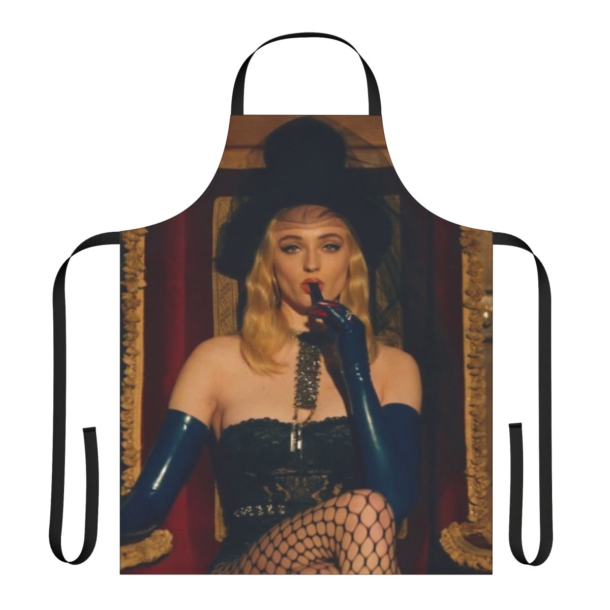 Apron featuring a photo of actress Sophie Turner from the Jonas Brothers
