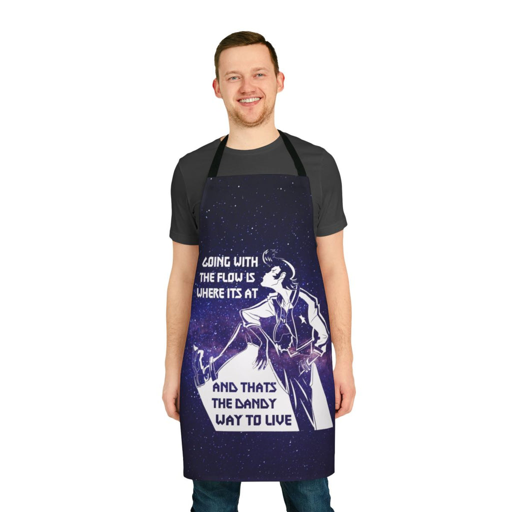 Anime-inspired apron featuring the character Space Dandy