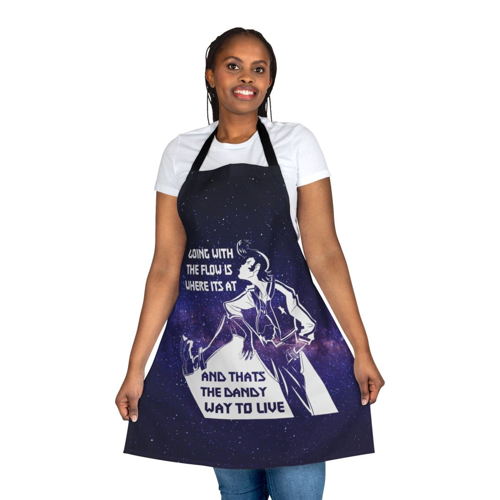 Anime-inspired apron featuring the character Space Dandy