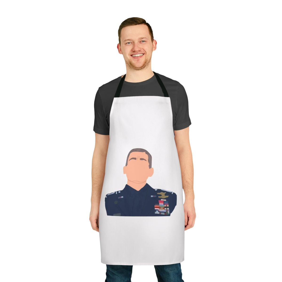 Apron featuring space force, the office, and other pop culture references