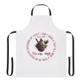 A sleek and stylish apron featuring fan art inspired by the Netflix TV series Space Force.