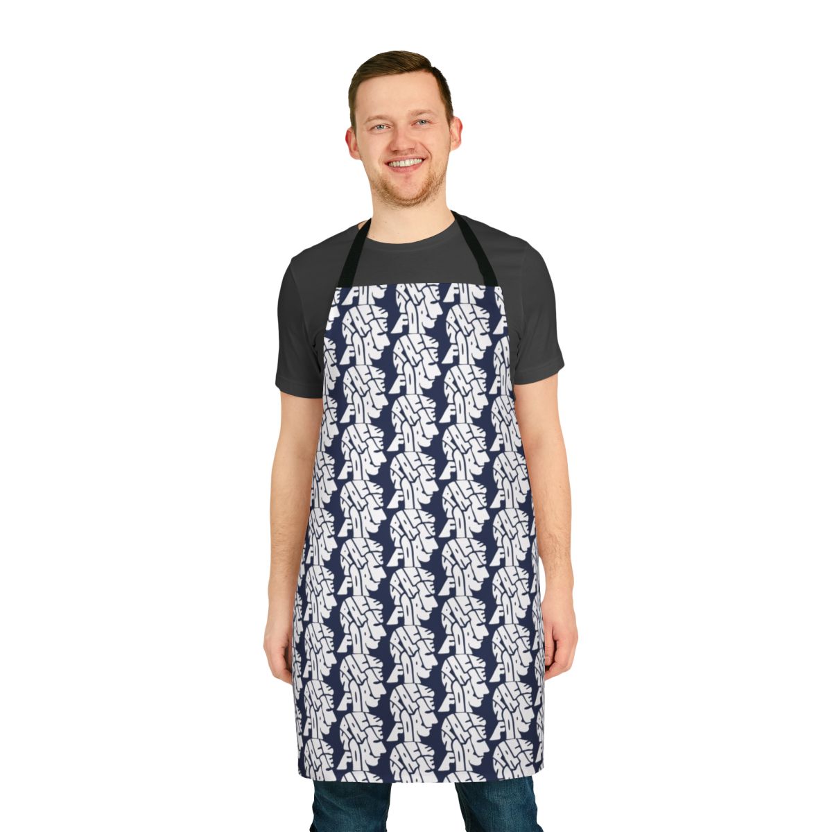 Apron featuring a stylish space force themed design