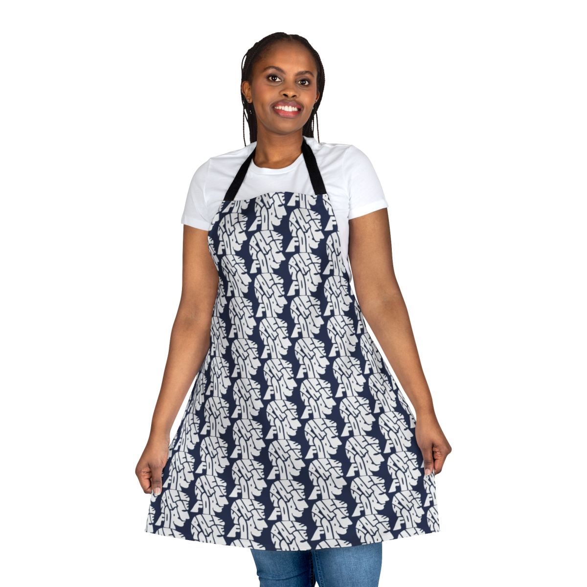 Apron featuring a stylish space force themed design
