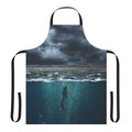 Spearfishing apron with artistic marine life design