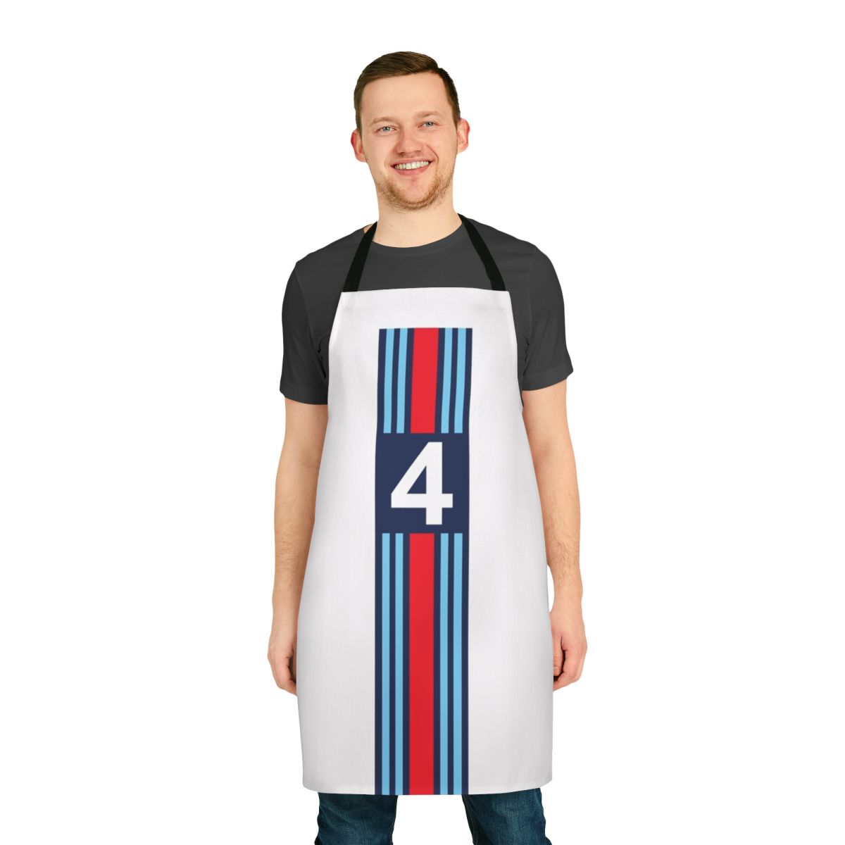 Special ops number graphic design printed on a high-quality kitchen apron