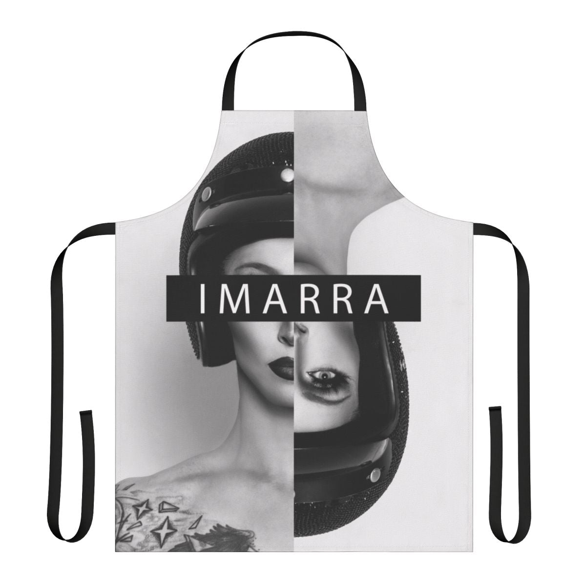 Retro-inspired split screen apron for the kitchen