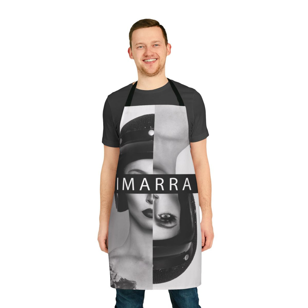 Retro-inspired split screen apron for the kitchen