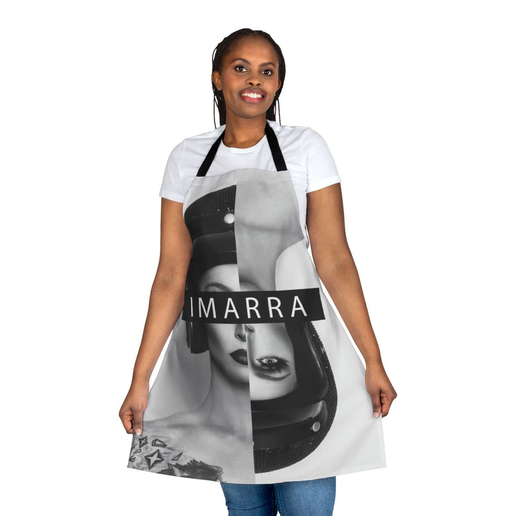 Retro-inspired split screen apron for the kitchen