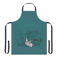 Sports-themed demon daze apron with pop punk and twinkle daddies inspired design