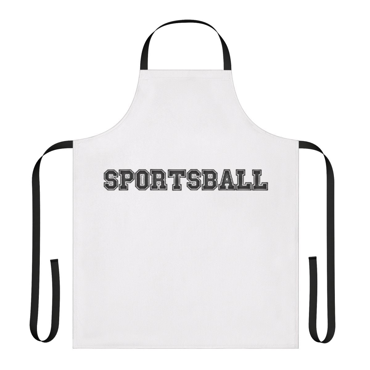A vibrant and durable sports-themed apron for passionate fans