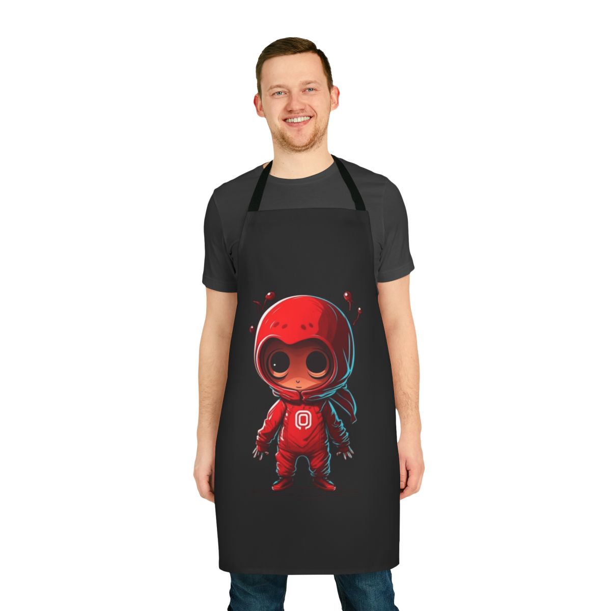Squid Game Inspired Apron with Korean Drama Aesthetic