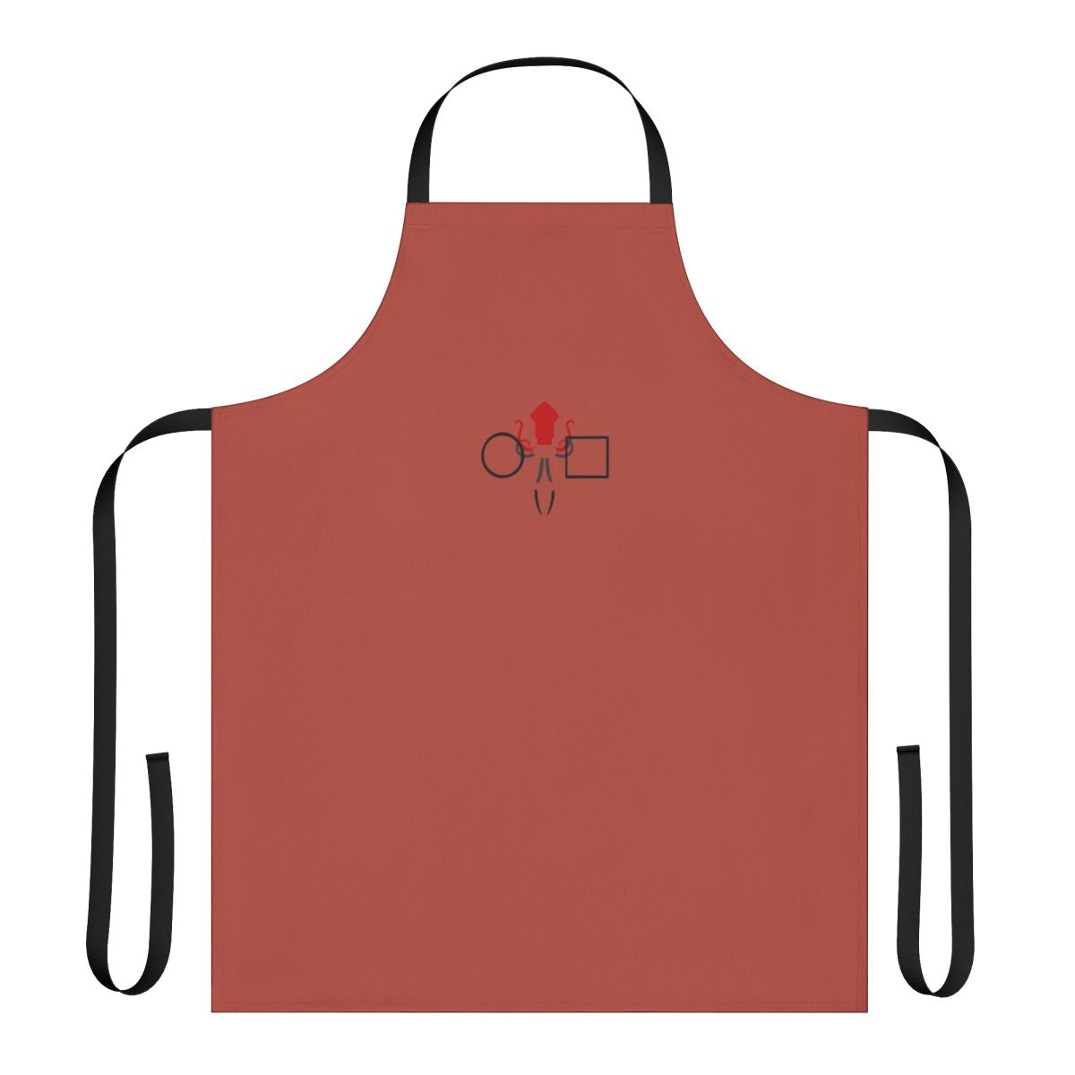 Squid Game-inspired apron with bold, eye-catching design