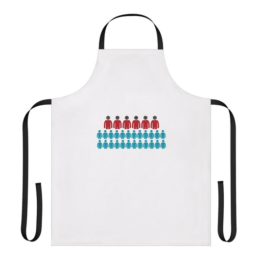Squid Game Inspired Black and Red Apron