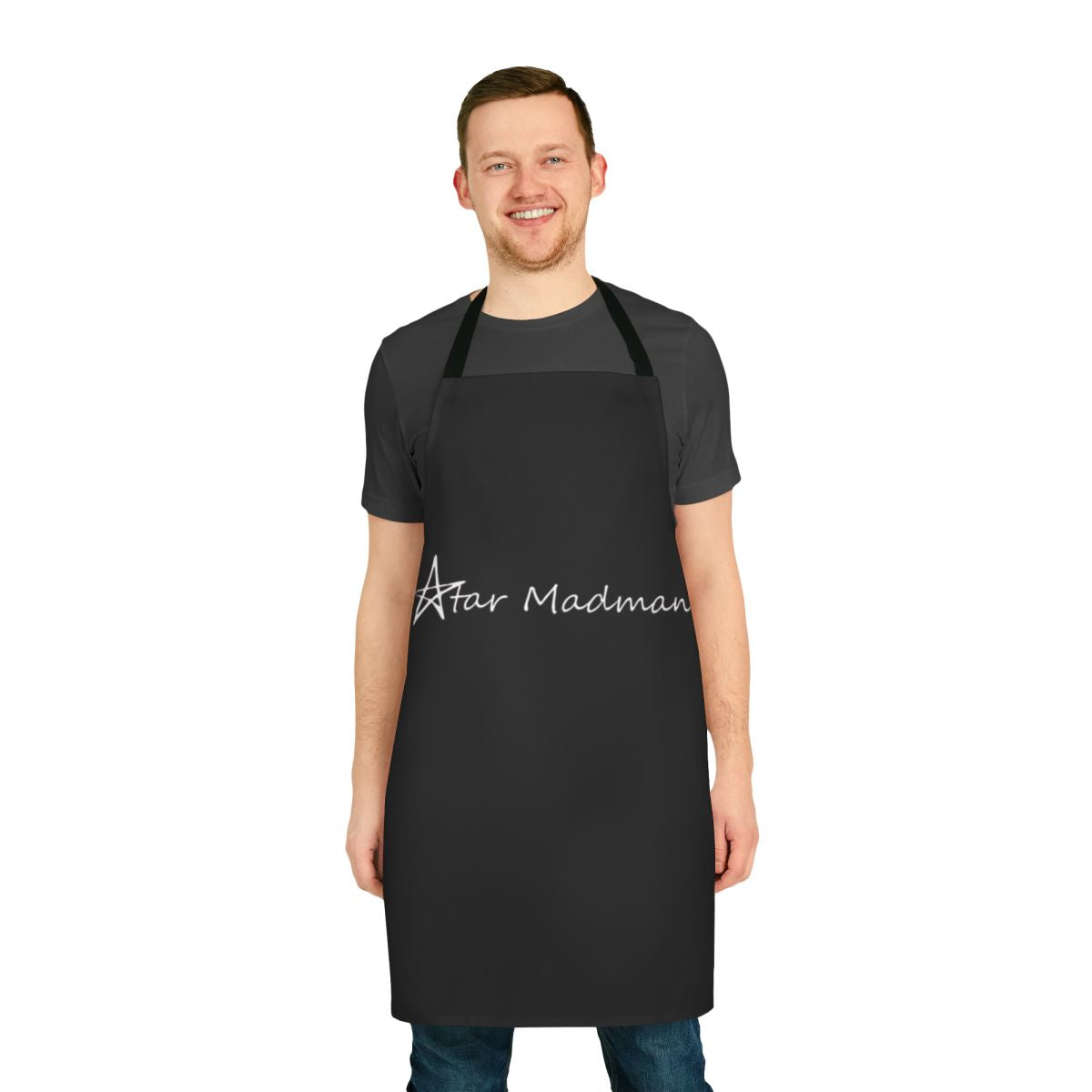 Star Madman inspired music fan apron with a stylish band logo design