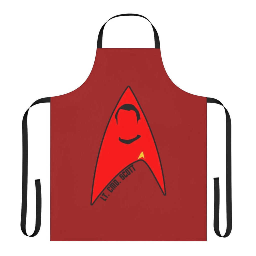Star Trek inspired apron featuring the USS Enterprise