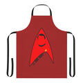 Star Trek inspired apron featuring the USS Enterprise