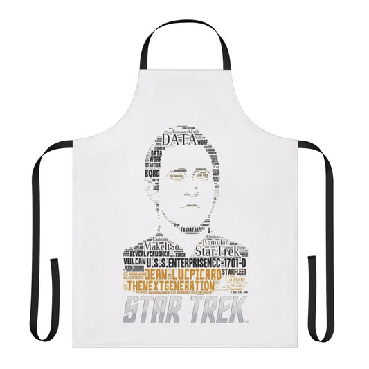 Stylish Star Trek Next Generation inspired apron with Enterprise and Starfleet design