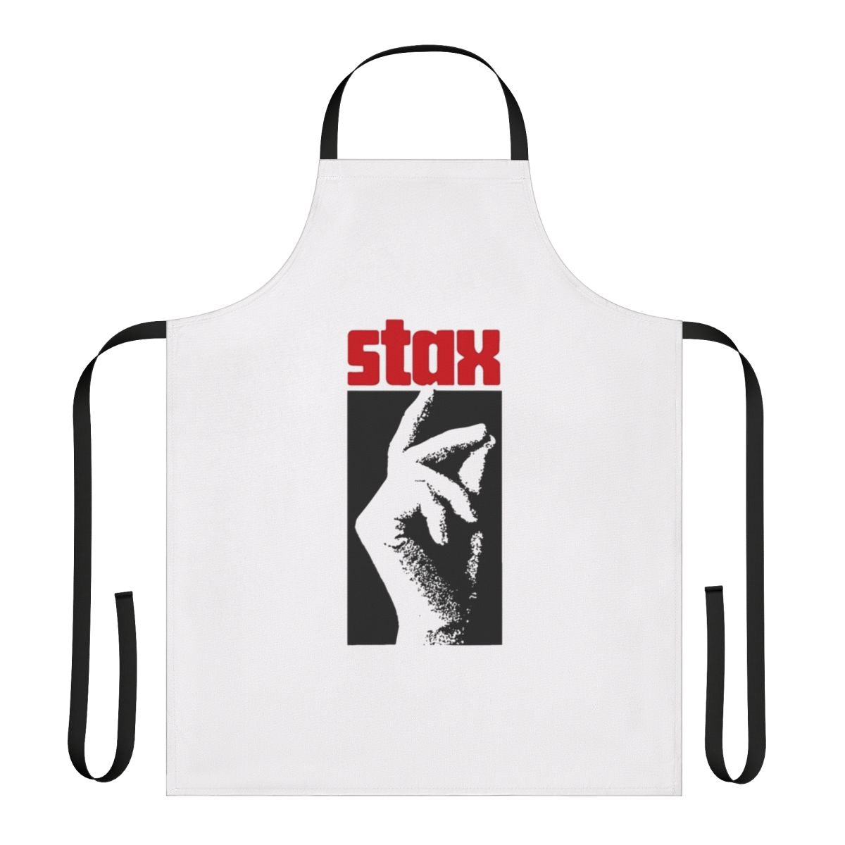Apron featuring a Stax Records-inspired soul music design