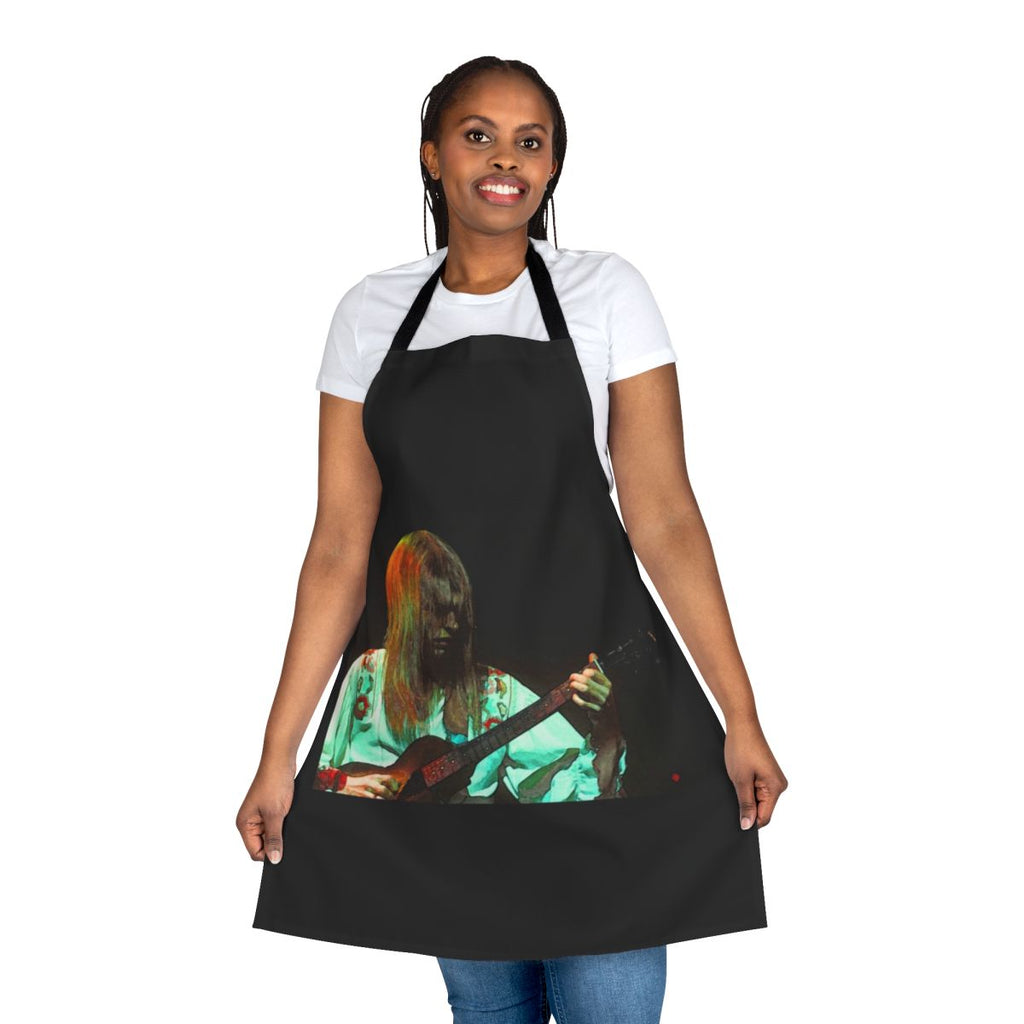 Apron featuring a graphic design inspired by legendary Yes guitarist Steve Howe