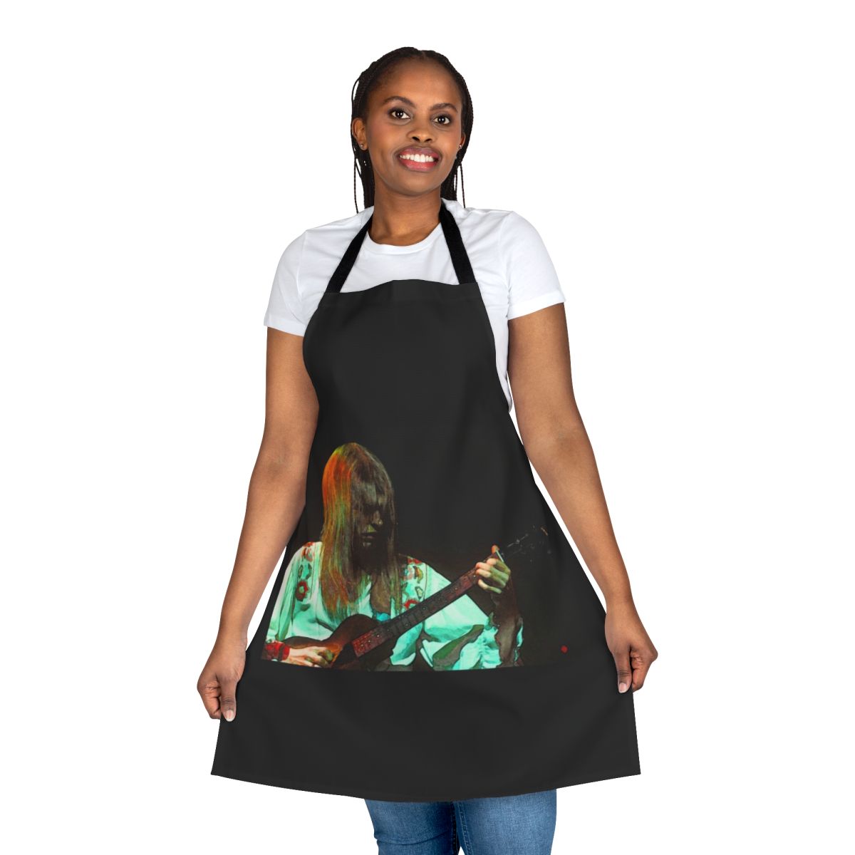 Apron featuring a graphic design inspired by legendary Yes guitarist Steve Howe