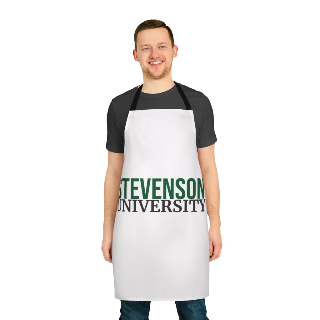 Stevenson University Apron with Mustang Logo