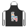 Stylish Apron Featuring a Stranger Things T-Shirt Design