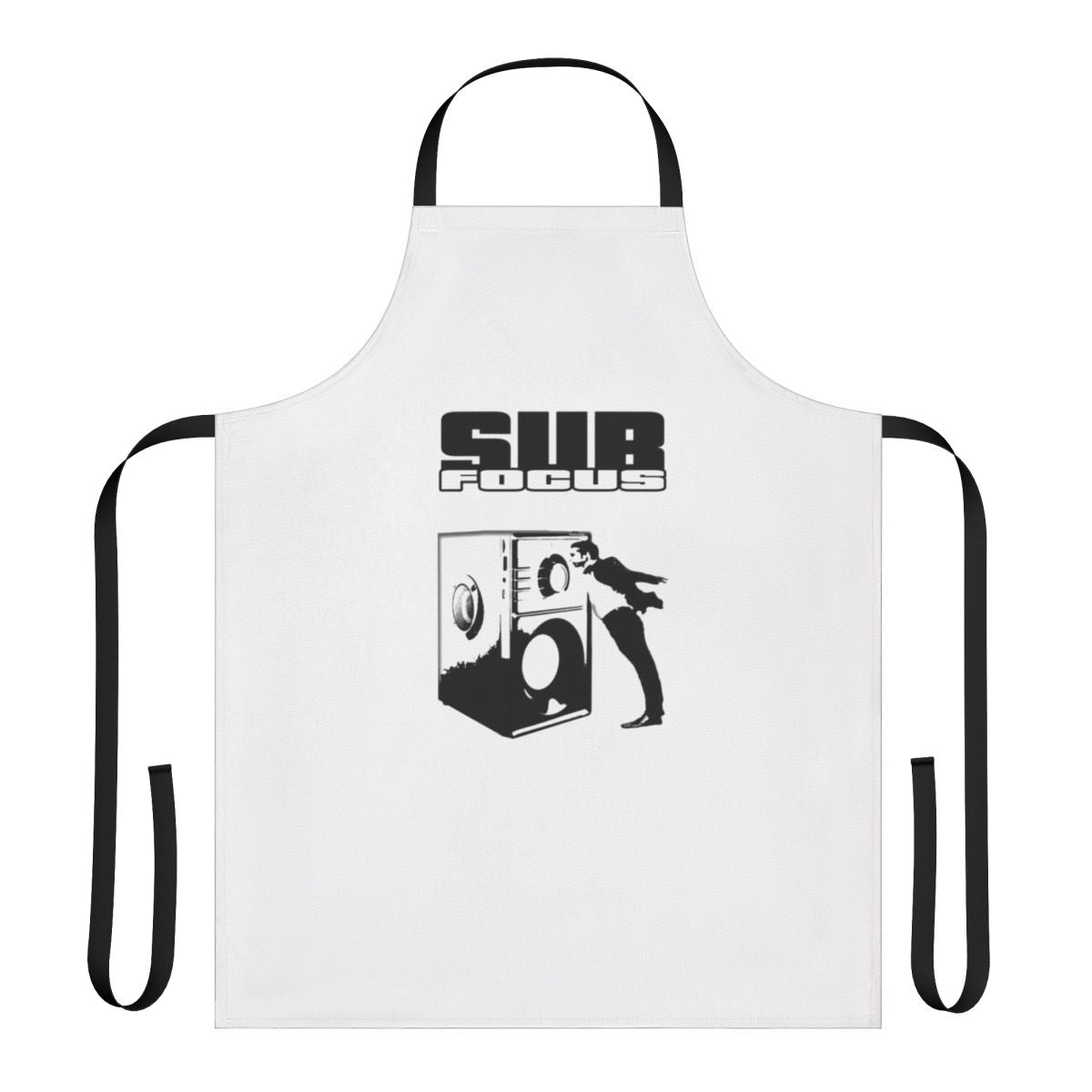 Apron featuring Sub Focus-inspired drum and bass design