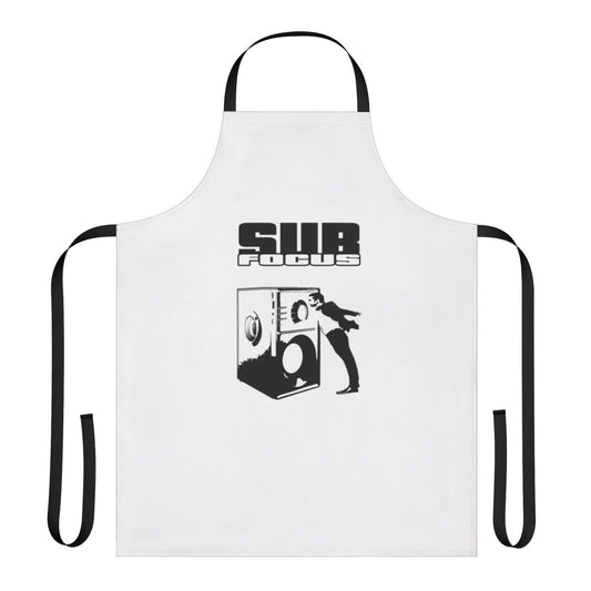 Apron featuring Sub Focus-inspired drum and bass design