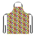 Sugababes-inspired apron with Push the Button design