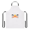 Vibrant summer apron with floral design, perfect for cooking, grilling, and other kitchen tasks