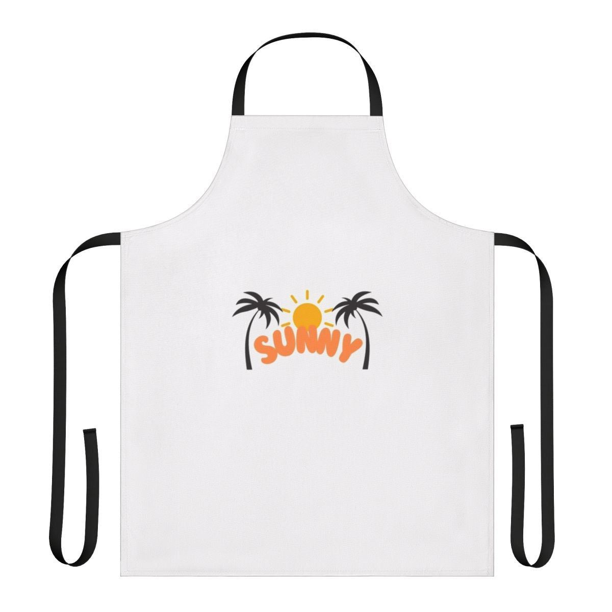 Vibrant summer apron with floral design, perfect for cooking, grilling, and other kitchen tasks
