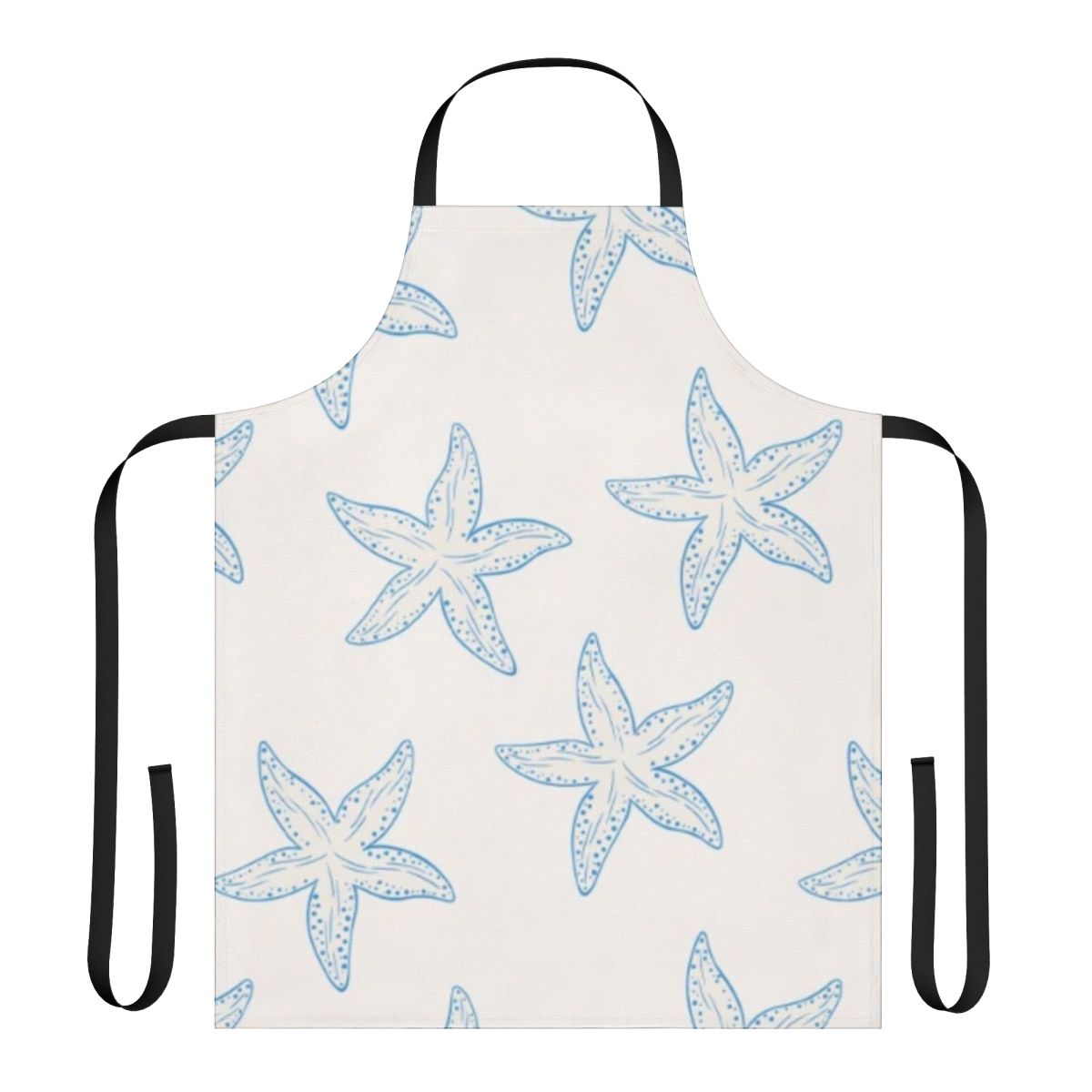 Person wearing a vibrant summer-themed apron while cooking or gardening