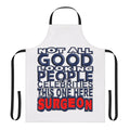 Surgeon wearing a high-quality, well-designed apron for medical professionals