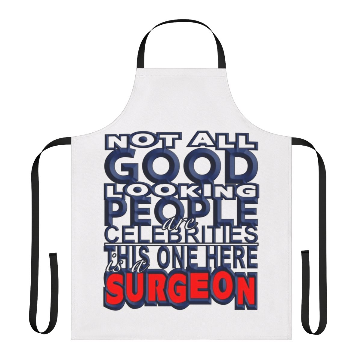 Surgeon wearing a high-quality, well-designed apron for medical professionals