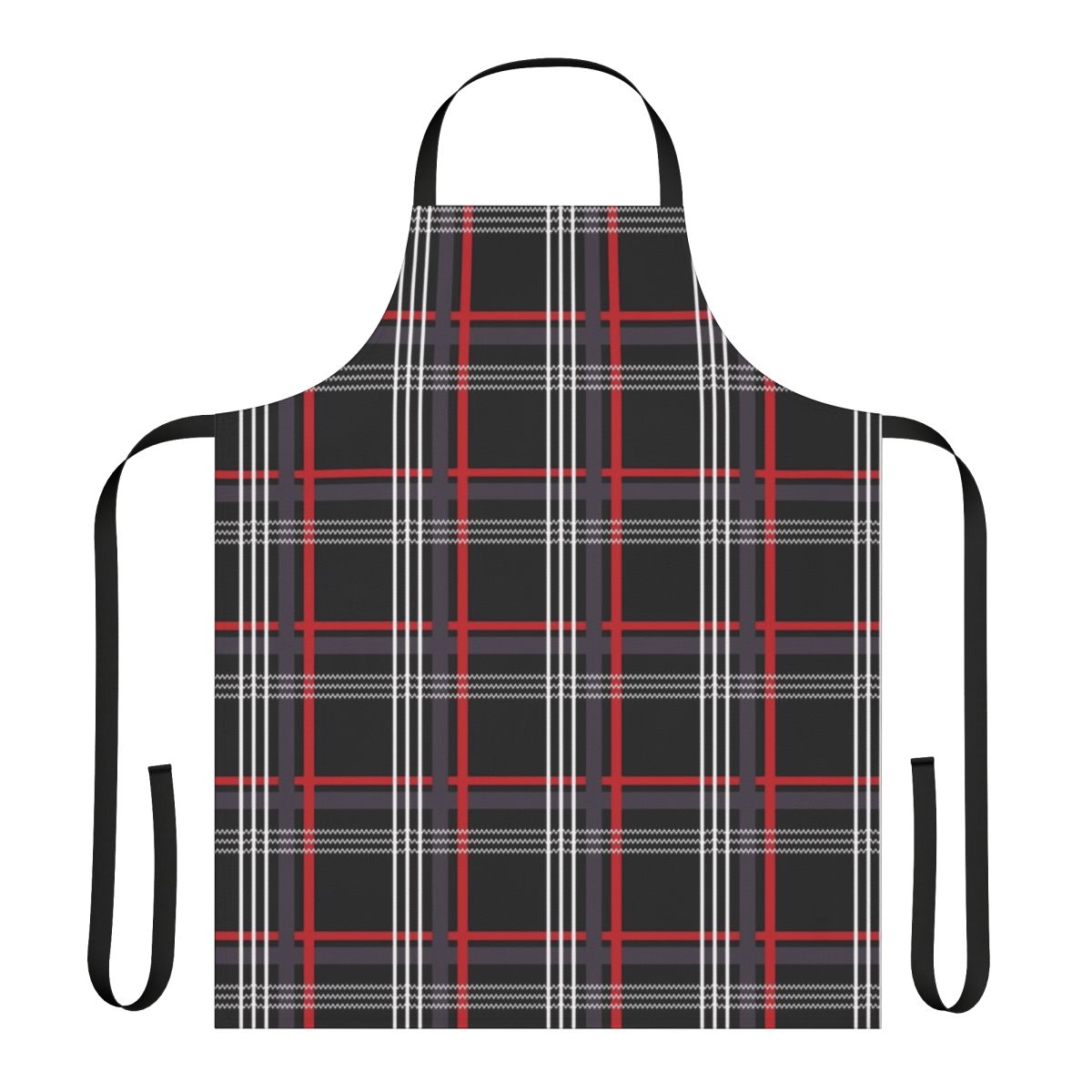 Gti-inspired tartan apron for car enthusiasts and mechanics