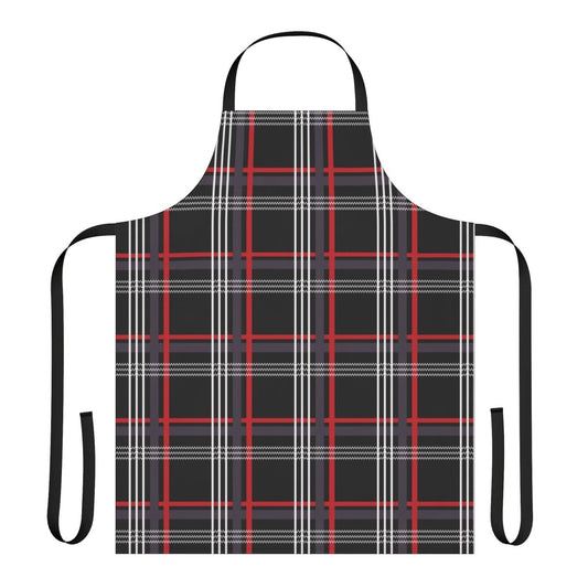 Gti-inspired tartan apron for car enthusiasts and mechanics