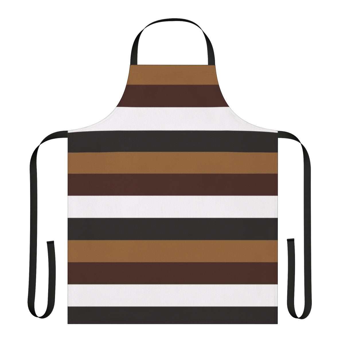 A black and white apron with the phrase "I'm Not Mad About Your Taylor" printed on it