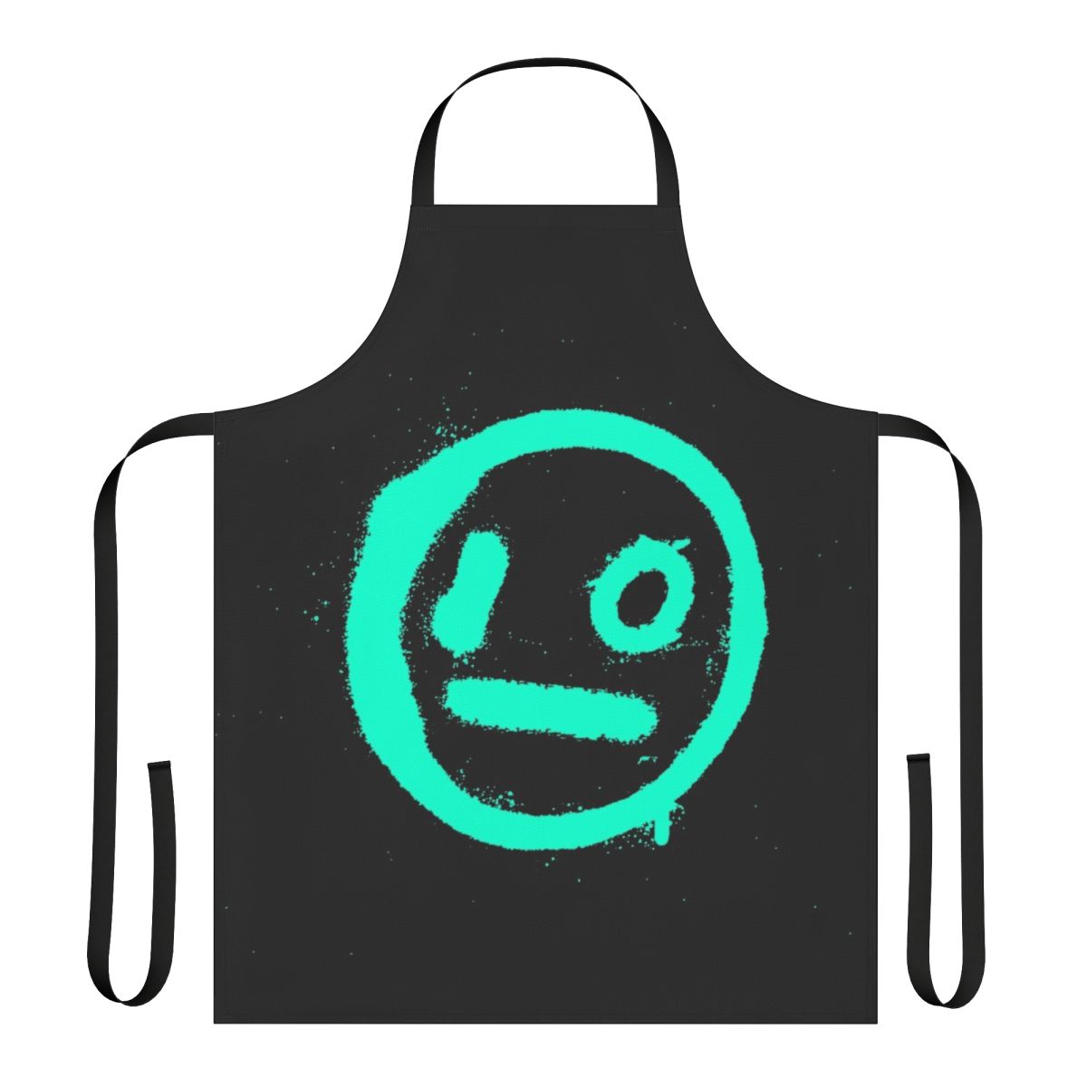 Stylish apron featuring io music, techno, and electronic dance music-inspired design