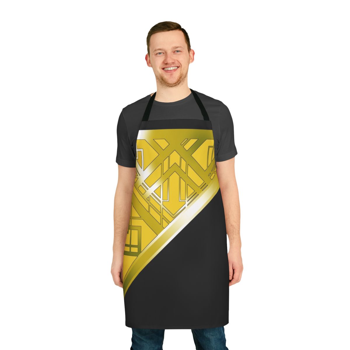 A stylish and durable apron with a Terran Empire design, perfect for Star Trek fans
