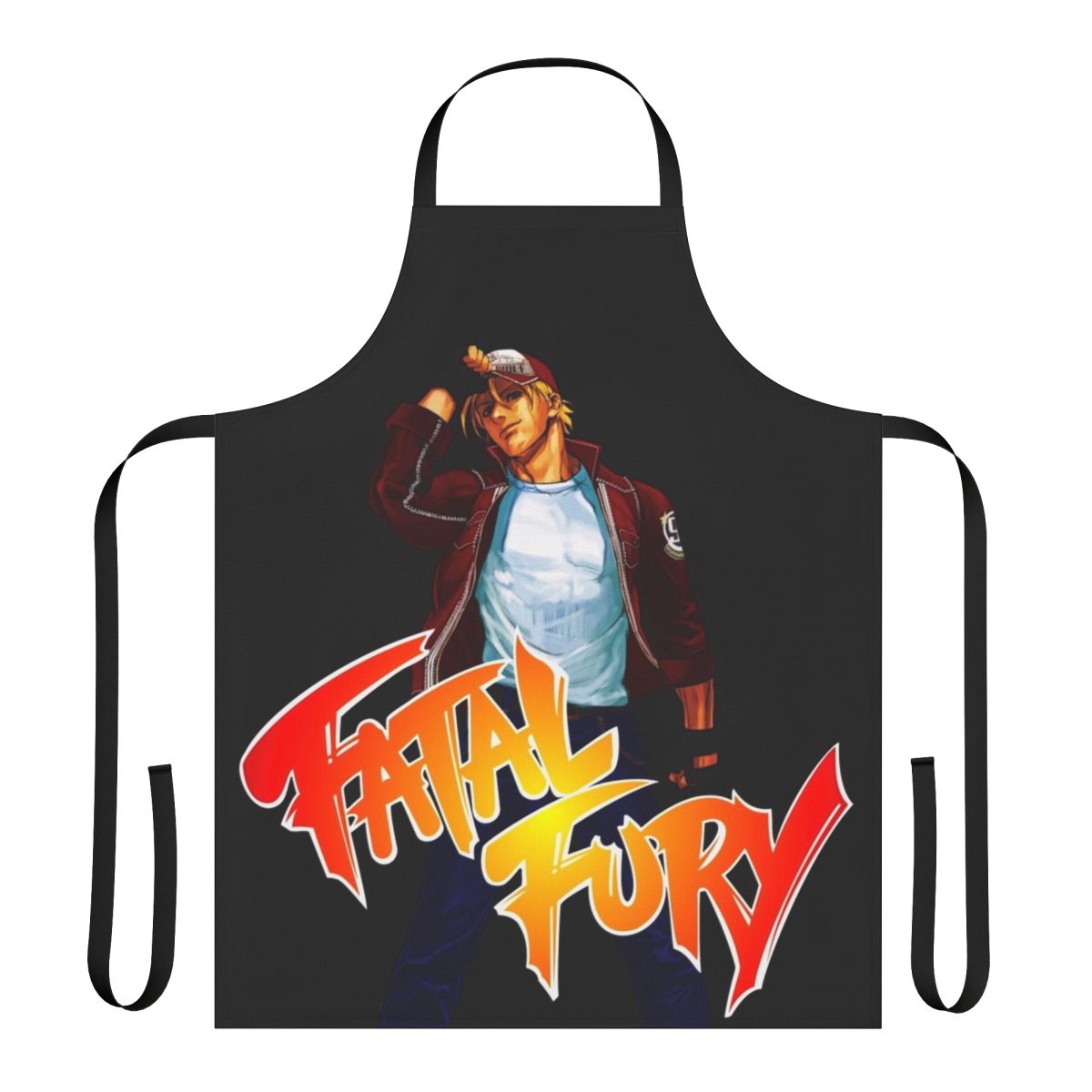Apron featuring the iconic Terry Bogard character from the King of Fighters video game series