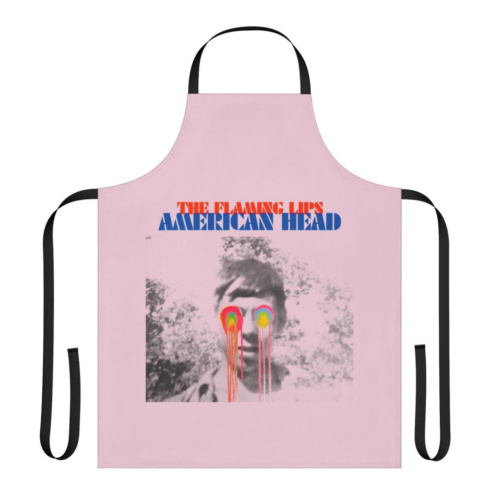 Tfl-inspired apron featuring a halftone graphic design