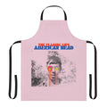 Tfl-inspired apron featuring a halftone graphic design