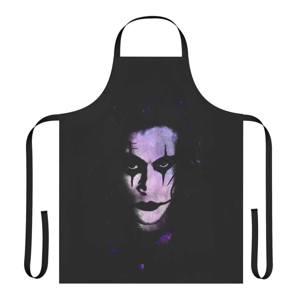 The Crow-themed apron featuring the iconic character from the cult classic movie