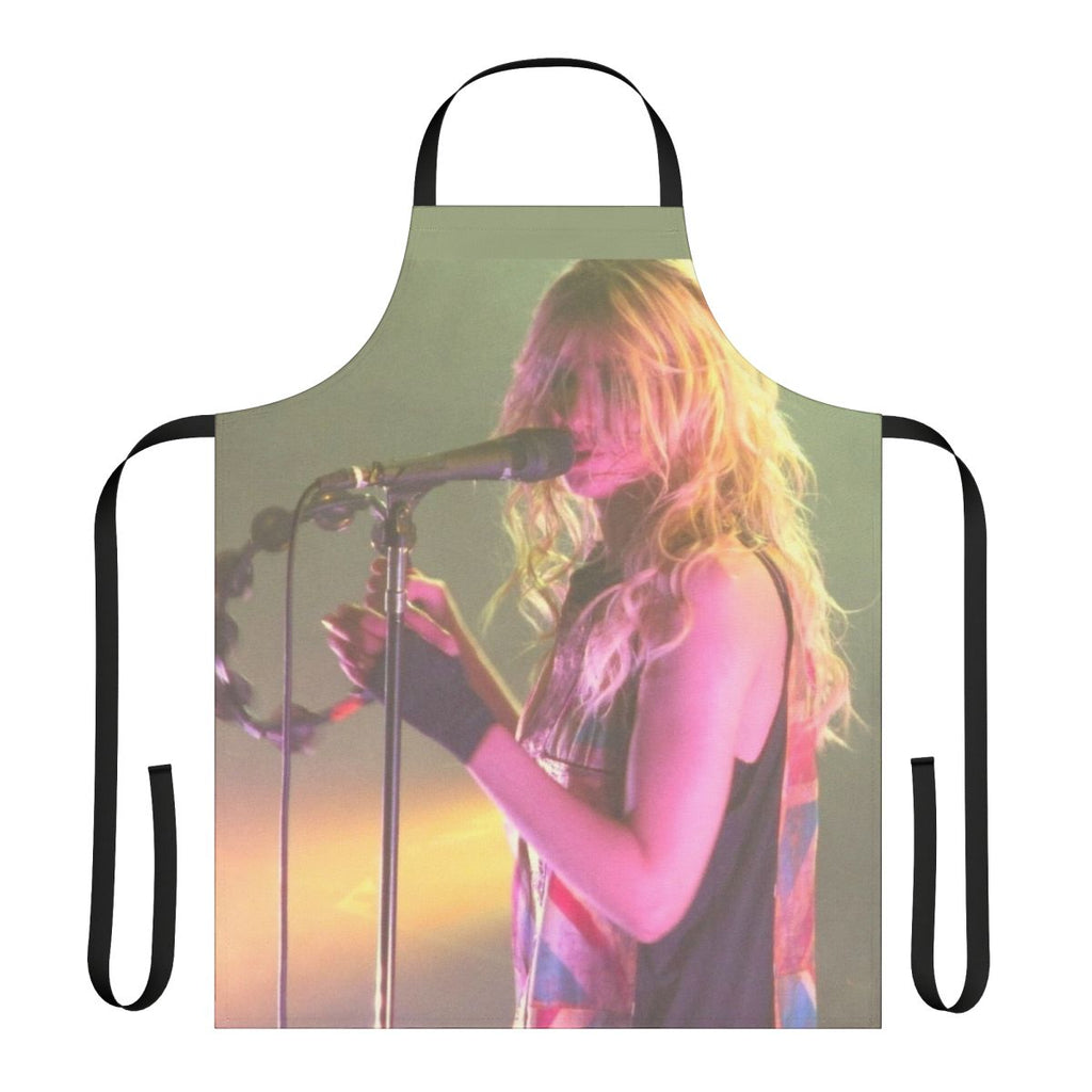 The Pretty Reckless-inspired apron featuring the band's logo and imagery