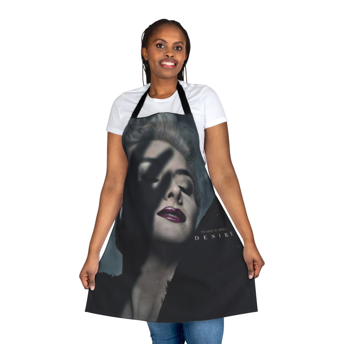 The Sandman-inspired apron with vintage, dark aesthetic design