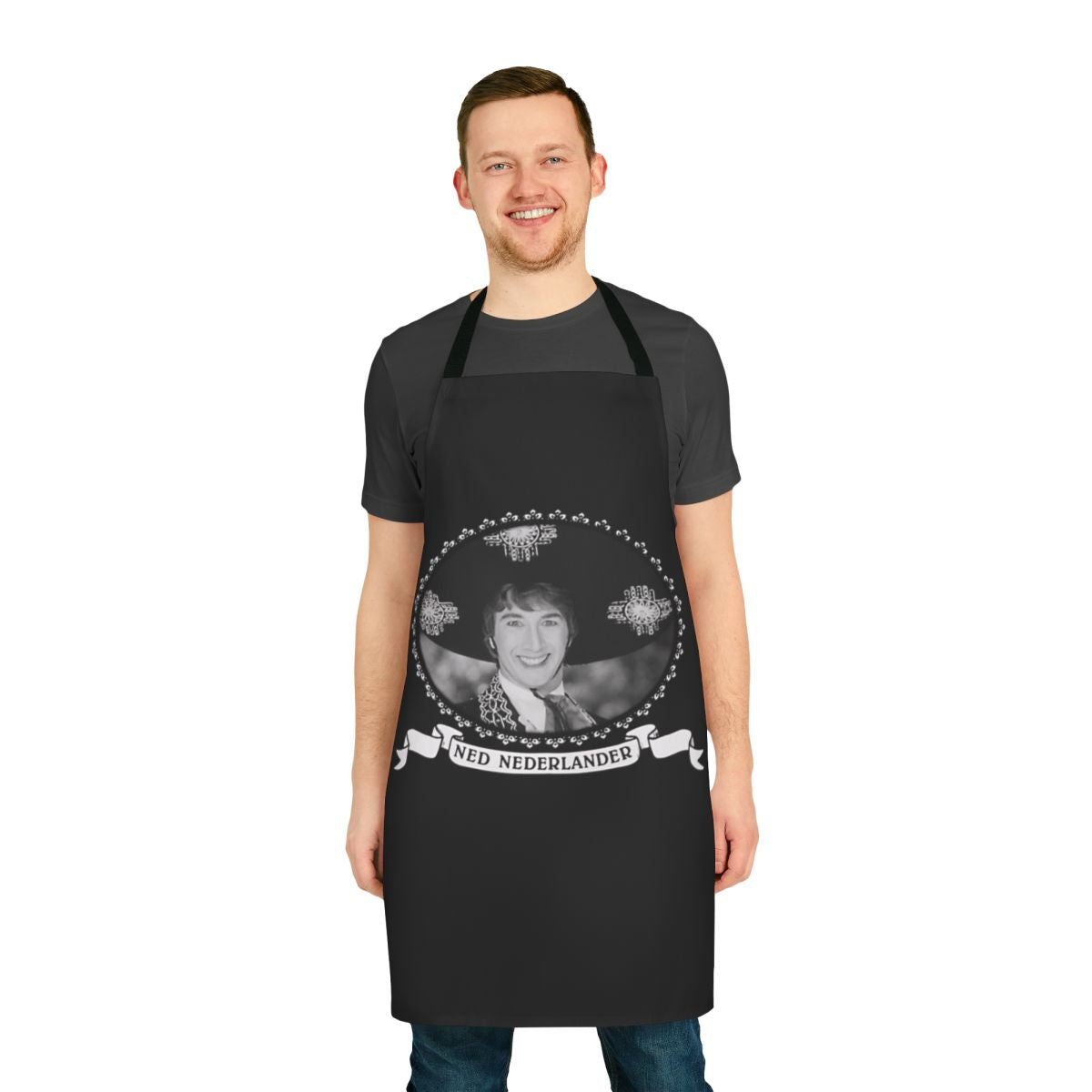 Apron featuring the Three Amigos characters from the 1980s comedy movie