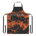 A vibrant tie dye apron featuring a modern design, perfect for music enthusiasts.