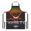 Tiesto-inspired apron with vibrant music-themed design
