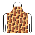 Tim Tam chocolate cookie pattern printed on a high-quality kitchen apron