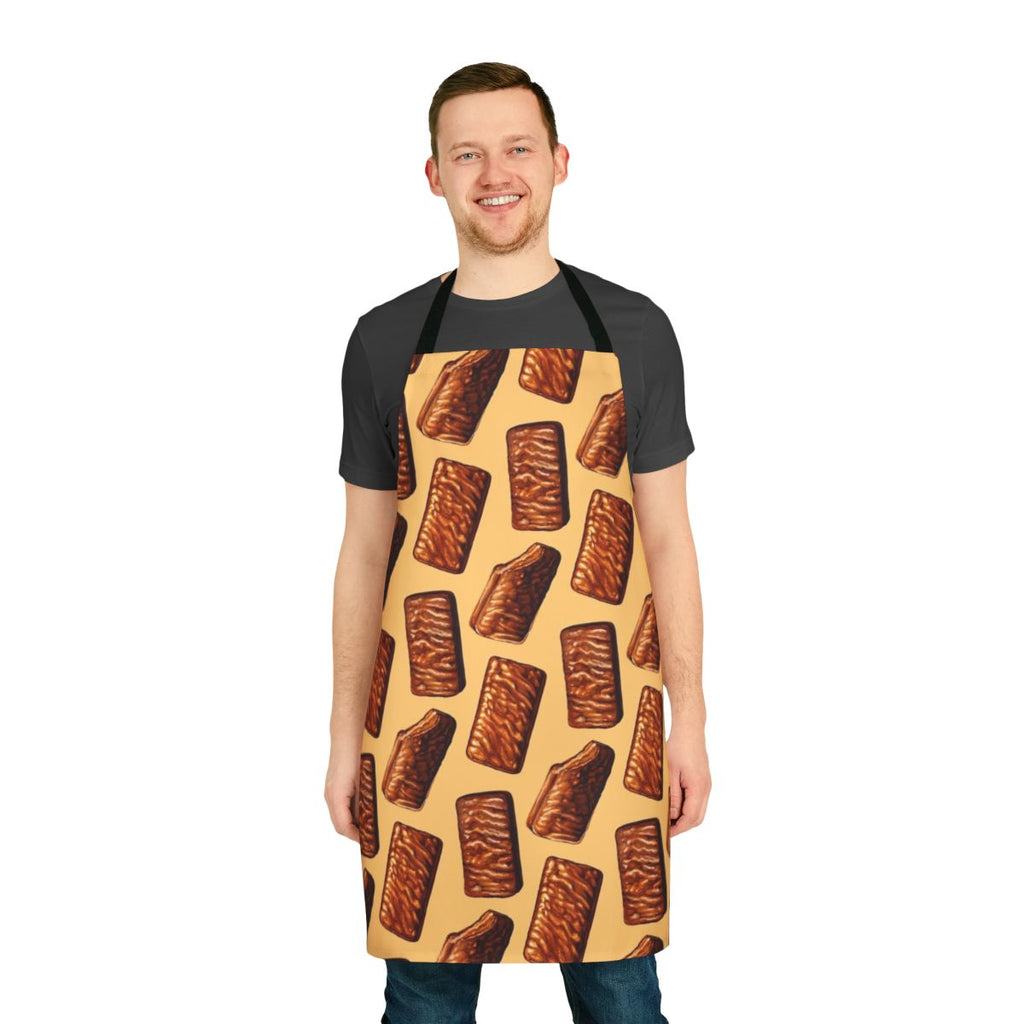 Tim Tam chocolate cookie pattern printed on a high-quality kitchen apron